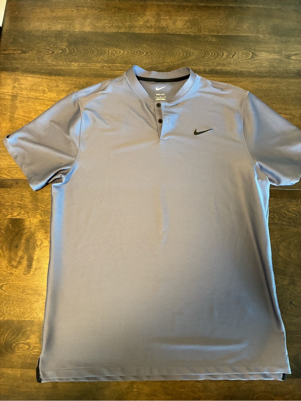 NIKE Men's Dri-FIT Purple Grey Velocity Blade
Golf Polo Sz Large *SEE PHOTOS*